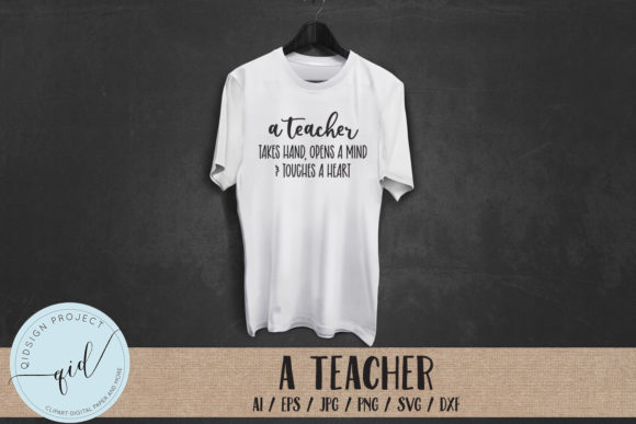A Teacher, Takes Hand SVG: Graphics and Crafts