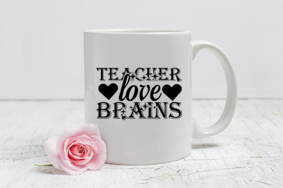 Helloween Svg Design, Teacher Love Brain