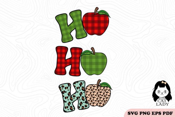 Ho Ho Ho Teacher Christmas Coffee SVG