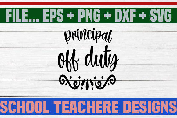 Principal off Duty SVG: A Dynamic Graphics Asset for Crafts and Branding