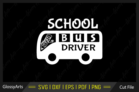 School Bus Driver Svg Printable Cut File