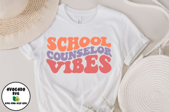 School Counselor Vibes Svg Design: Graphics and Crafts for Branding
