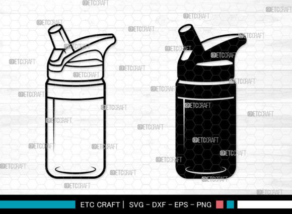 School Drink Bottle SVG: Graphics and Crafts