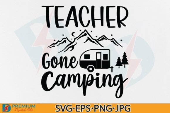 Teacher Gone Camping SVG Happy Camper