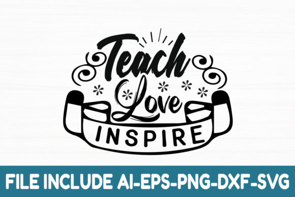 Teacher Quotes SVG Design for Crafts and Graphics